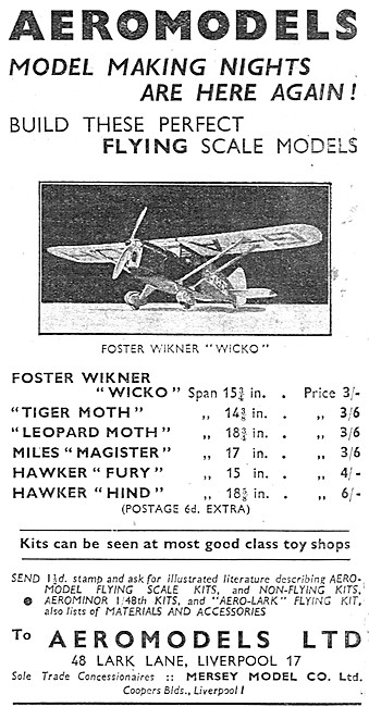 Aeromodels Foster Wikner Wicko                                   
