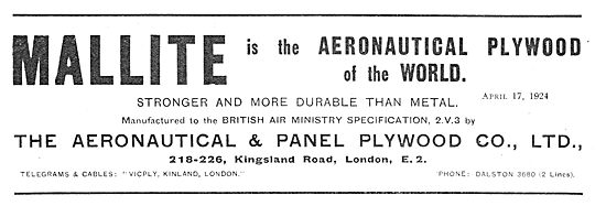 Aeronautical & Panel Mallite Plywood                             