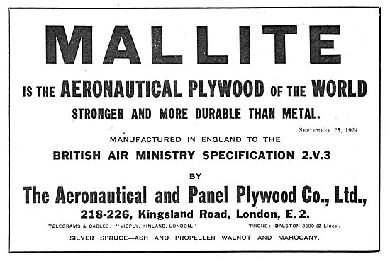 Aeronautical and Panel Mallite Plywood                           