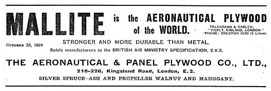 Aeronautical and Panel Mallite Plywood                           