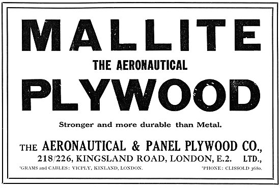 Mallite Plywood                                                  