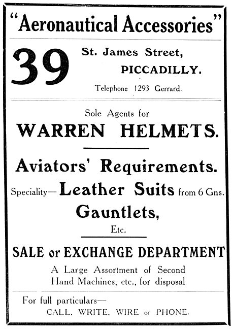 Aeronautical Accessories - Flying Clothing & Aircraft Parts      