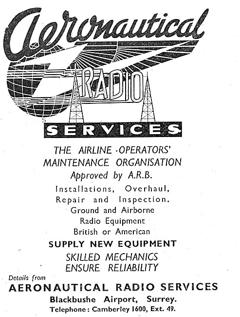 Aeronautical Radio Services Blackbushe Airport                   