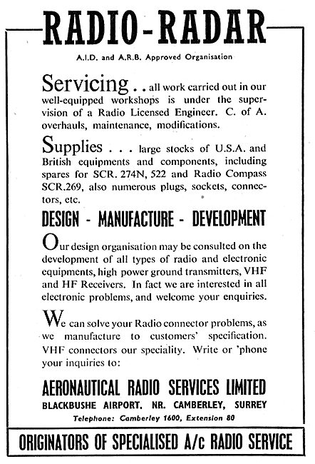 Aeronautical Radio Services - Radio Design & Developement        