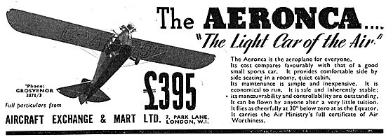 Aeronca-JAP Light Aircraft - Aircraft Exchange & Mart: £395      