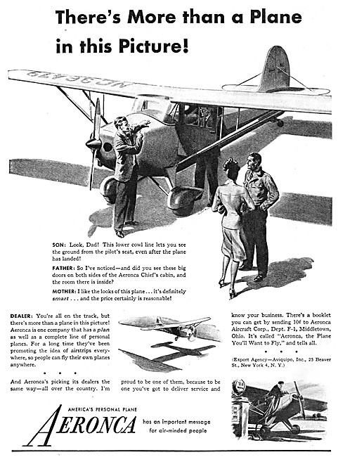 Aeronca Aircraft 1946                                            