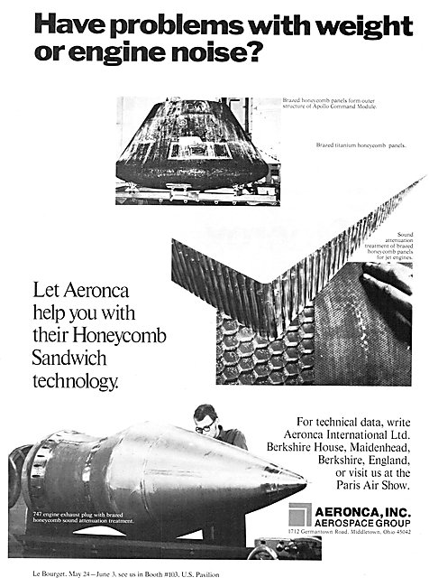 Aeronca Honeycomb Sandwich Technology                            