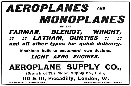 The Aeroplane Supply Company                                     