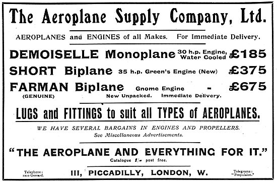 The Aeroplane Supply Company                                     