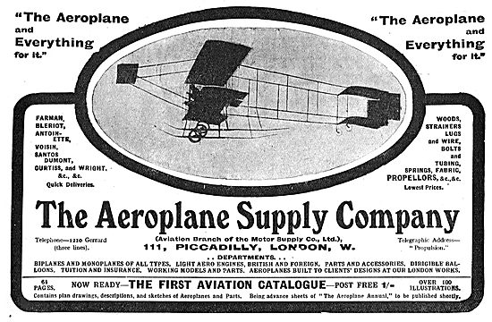 The Motor Supply Company - Aviation Branch Of The Motor Supply Co