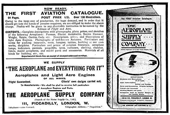 The Aeroplane Supply Company For All Your Aeroplane Needs.       