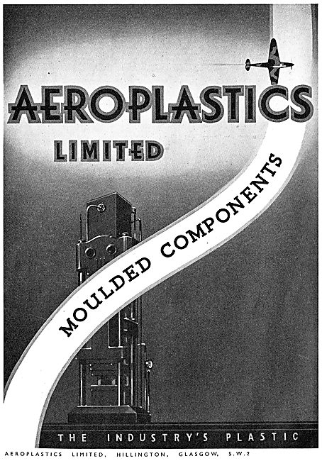 Aeroplastics. Hillington, Glasgow  - Moulded Components Aircraft 