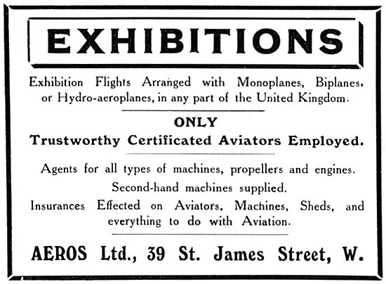 Aeros Ltd - Aviation &  Aviators Supplies & Services             