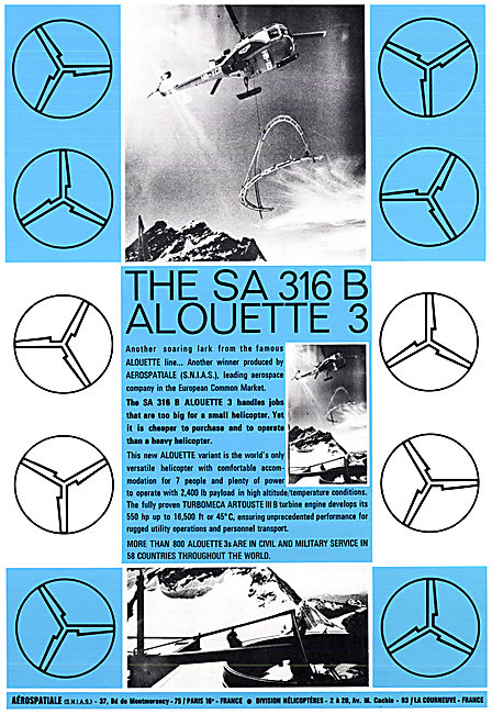 Aerospatiale SA 316 B Alouette 3                                 