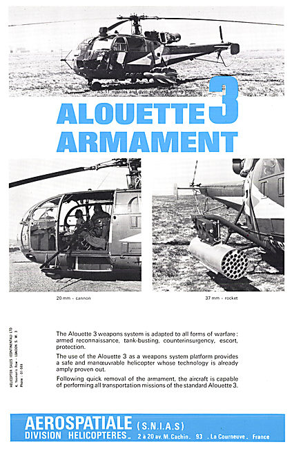 Aerospatiale  SA 316 B Alouette 3                                