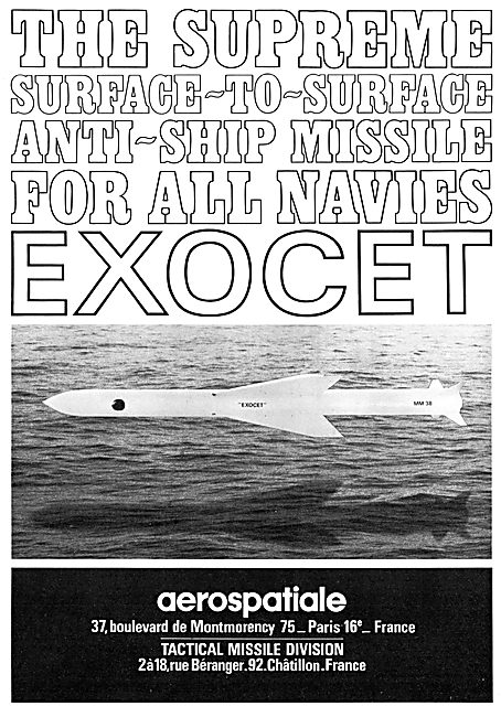 Aerospatiale Exocet Missile                                      