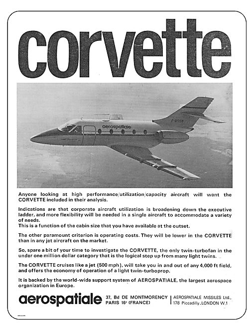 Aerospatiale Corvette.                                           