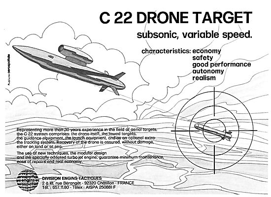 Aerospatiale C 22 Drone Target                                   