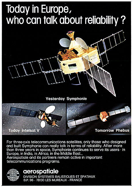 ESA Aerospatiale Intelsat  V                                     