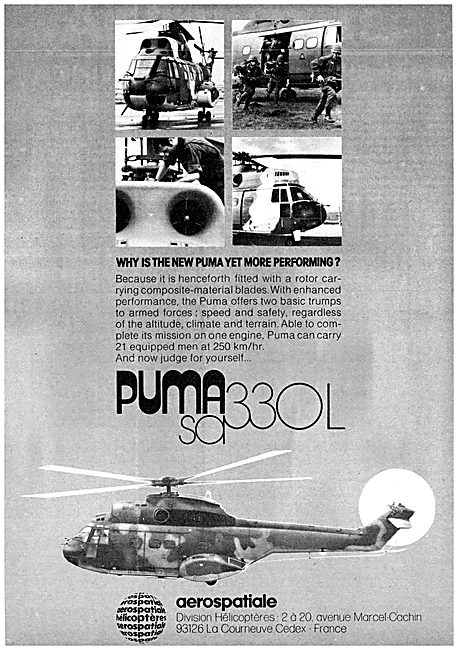 Aerospatiale SA 330L Puma                                        