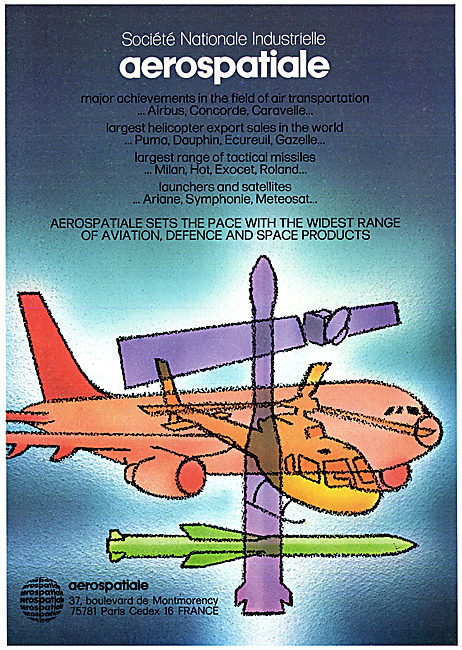 Aerospatiale Projects & Products 1979                            