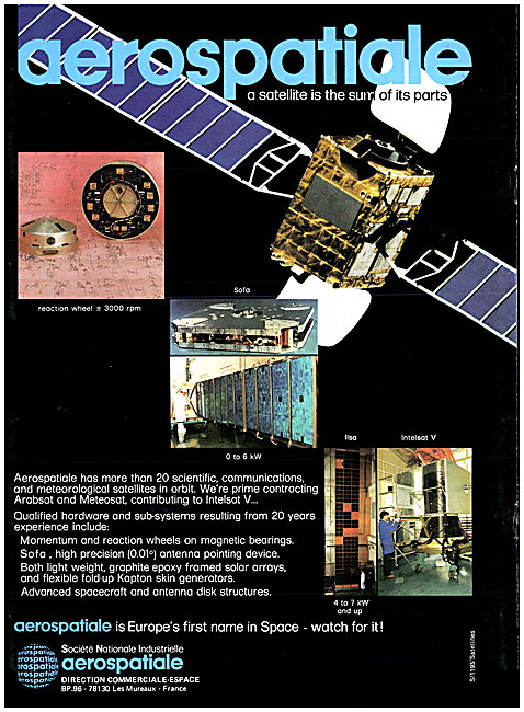 Aerospatiale Satellite Systems - Intelsat                        