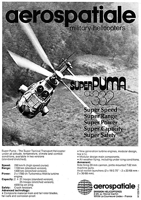 Aerospatiale Super Puma AS 332                                   