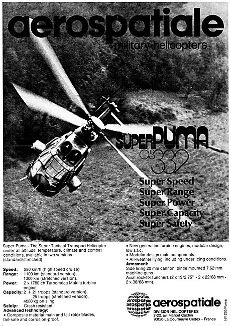 Aerospatiale Super Puma                                          