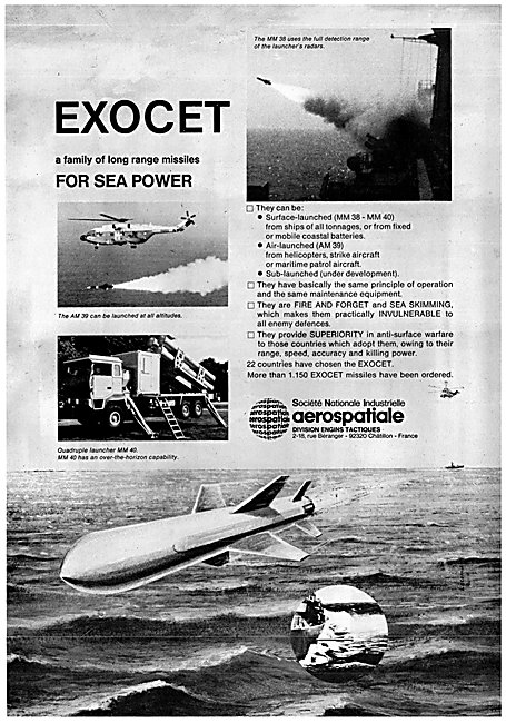 Aerospatiale Exocet Missile                                      