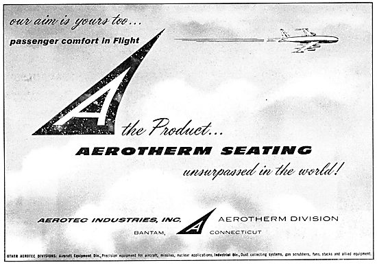 UOP Aerotherm Cabin Seating                                      