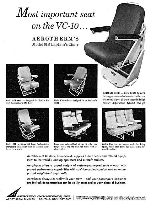 Aerotec Industries Inc. Aerotherm Aircraft Cabin Seating         