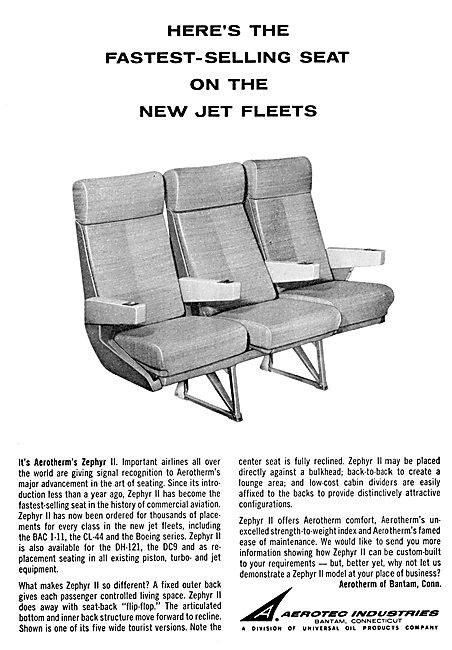 Aerotec Industries Inc. Aerotherm Aircraft Cabin Seating         