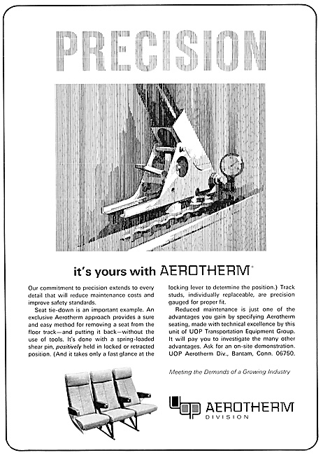 Transportation Equipment  Aerotherm Aircraft Seats               