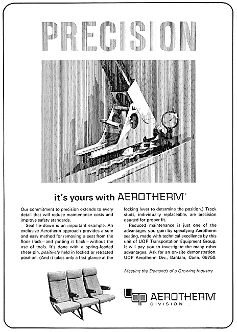 UOP Aerotherm Aircraft Seating                                   