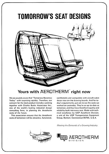 UOP Aerotherm Aircraft Seating                                   