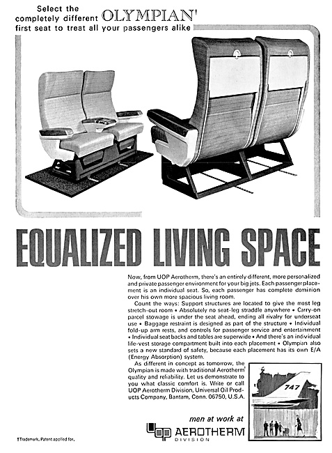 UOP Aerotherm Aircraft Seating                                   