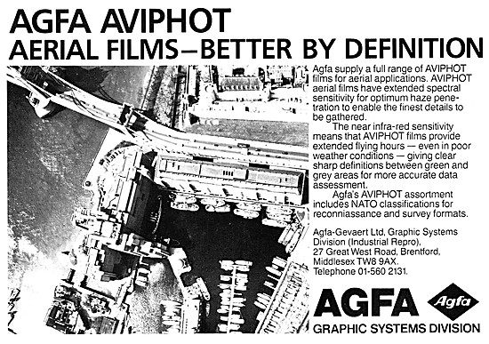 Agfa AVIPHOT Aerial Photography Film                             