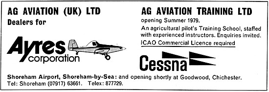 Ag Aviation - Ayres Ag Aircraft - AG Aviation Training. Goodwood 