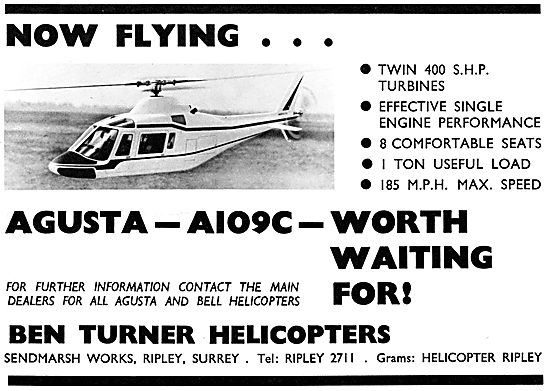 Bell Agusta A109C - Ben Turner Helicopters                       