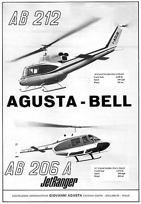 Agusta Bell 206A Jet Ranger - Agusta Bell 212                    