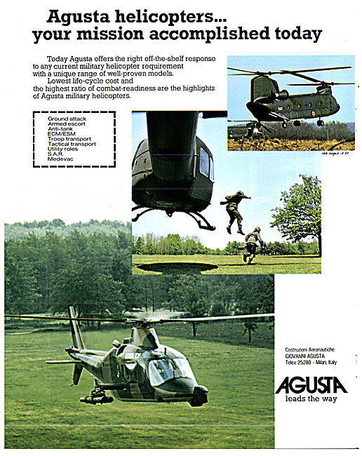 Agusta Military Helicopters 1978                                 