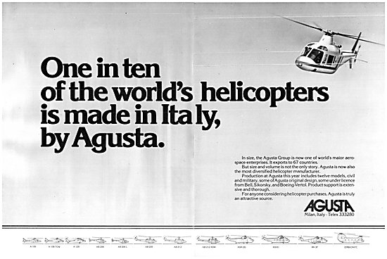 Agusta Helicopters 1980                                          