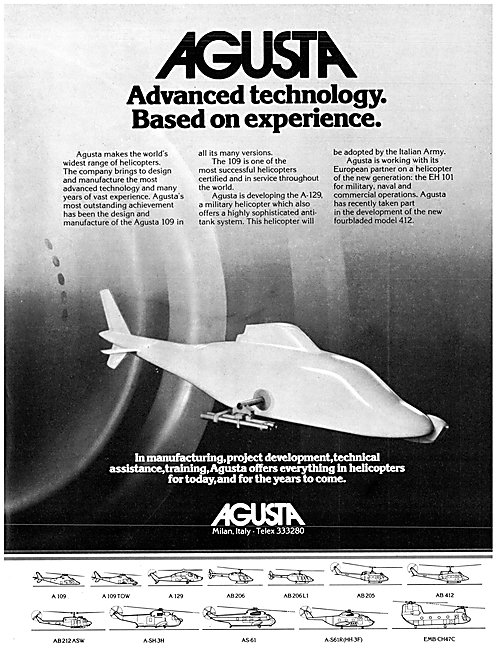 Agusta Helicopters 1981                                          