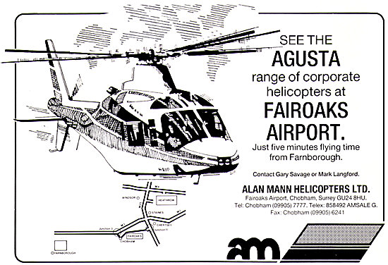 Agusta Corporate Helicopters Alan Mann Fairoaks                  