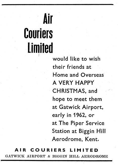 Air Couriers: Piper Service Centre Biggin Hill                   