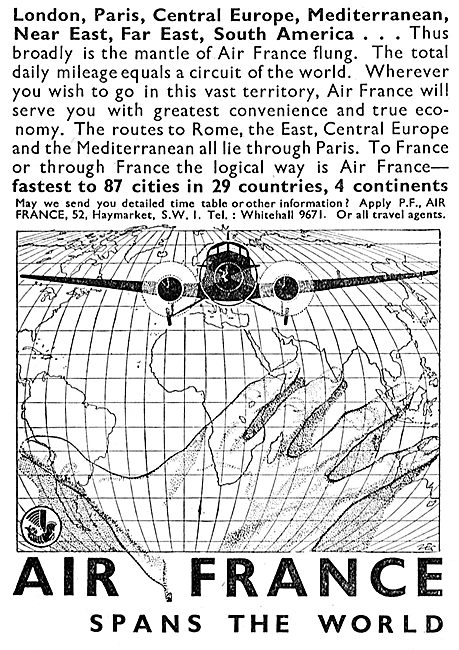 Air France Spans The World                                       