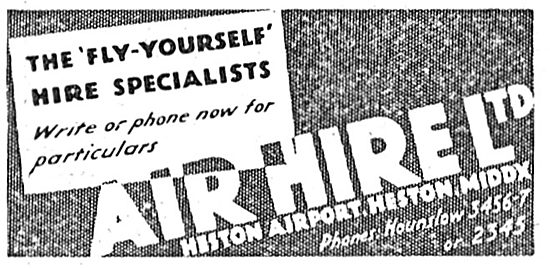 Air Hire Heston - The Fly Yourself Specialists                   