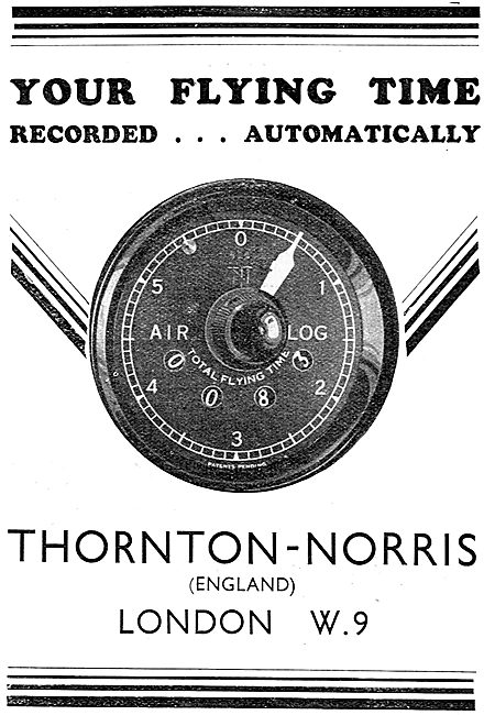 Air Log - Flying Time Recorded Automatically. Thornton-Norris    