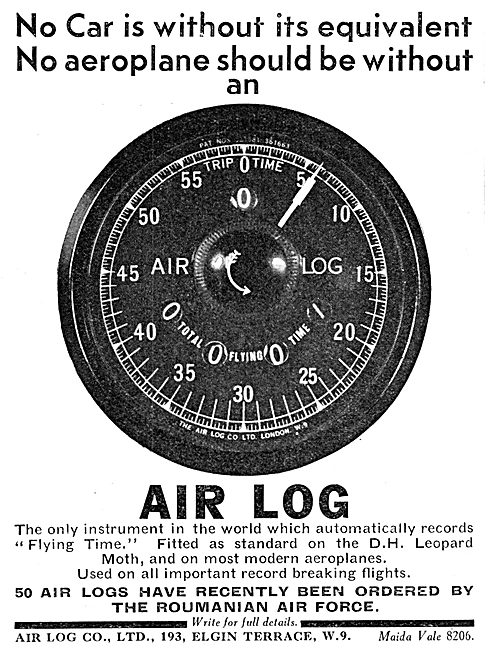 Air Log Flight Time Recorder                                     