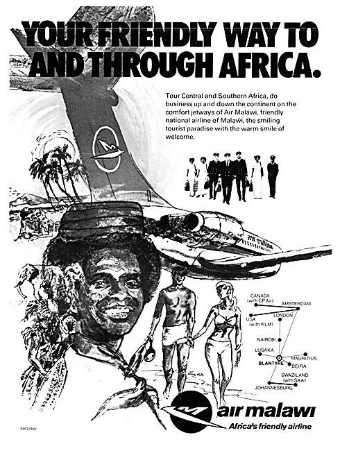 Air Malawi - 1978 Advert                                         